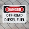 Signmission Off-Road Diesel Fuel Danger Sign, Plastic, 10in W x 7in L, 2PK OS-2PACK-DS-P-710-L-2069 - alternate 5